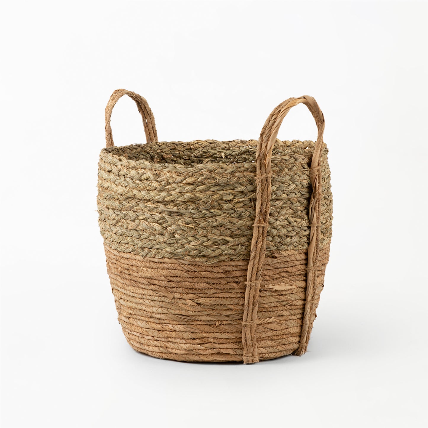 Braided Grass Top Basket