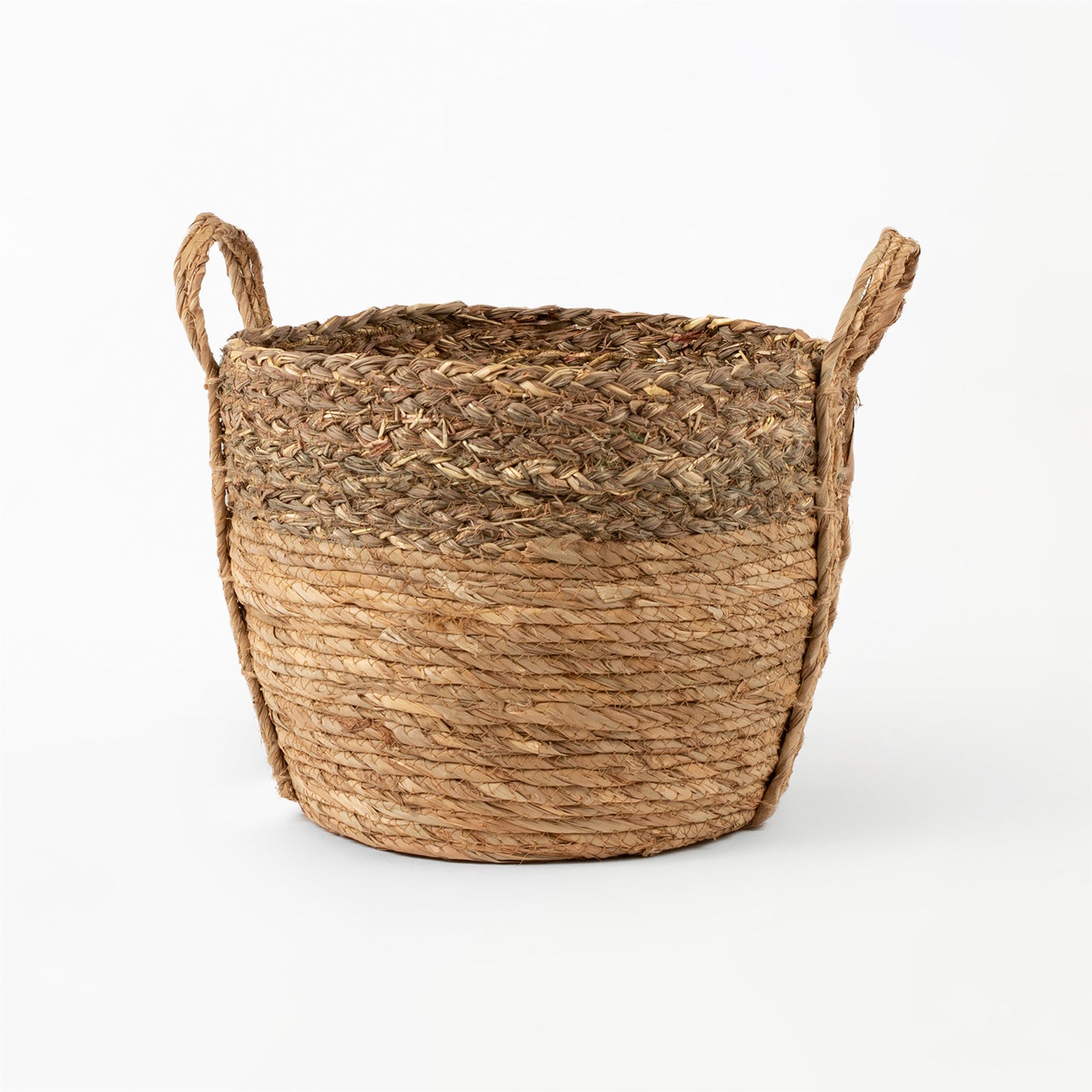 Braided Grass Top Basket