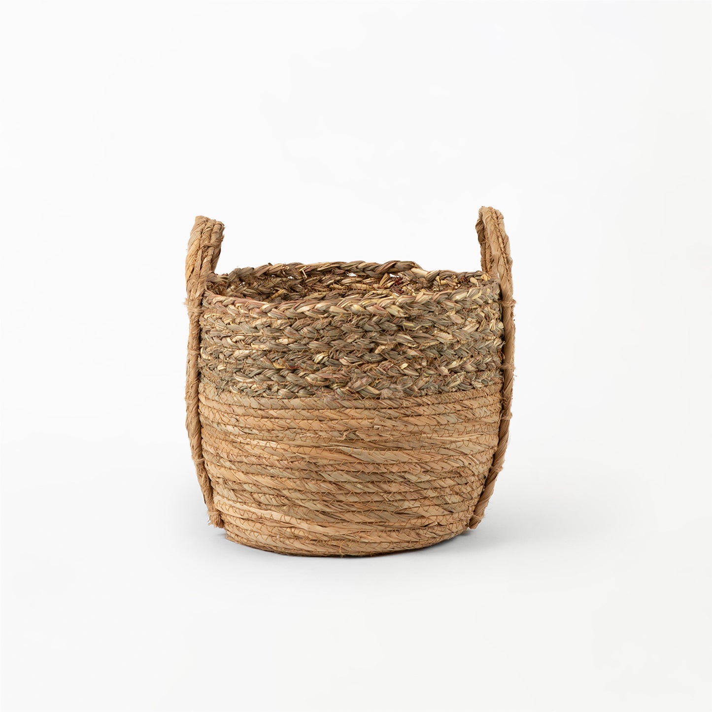 Braided Grass Top Basket