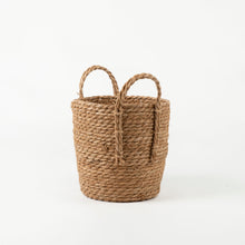 Load image into Gallery viewer, Natural Grass Basket with Woven Grass Handle
