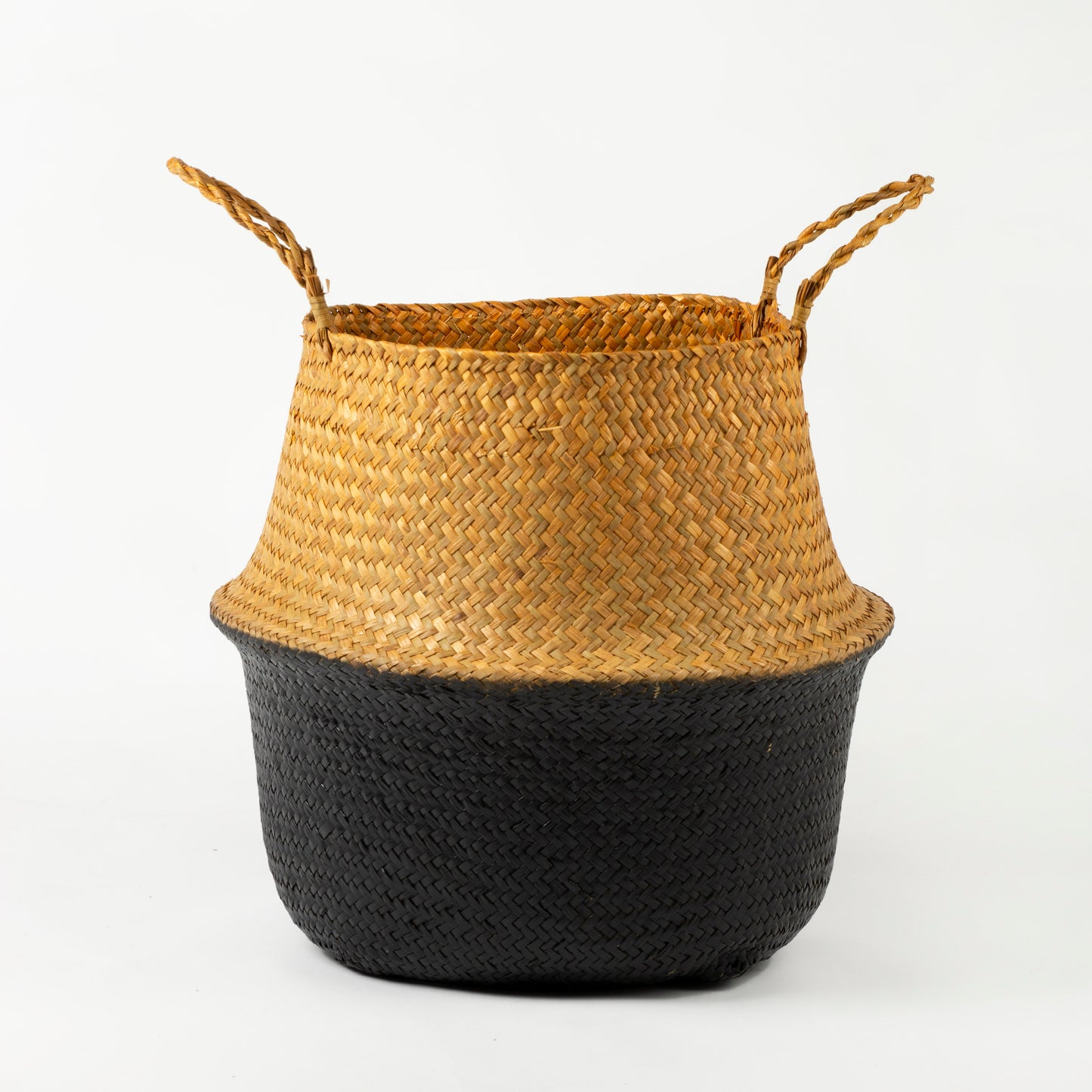 Black Bottom Sea Grass Belly Basket