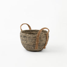 Load image into Gallery viewer, Light Grey Basket with Hemp Handle
