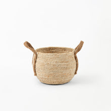 Load image into Gallery viewer, Natural Woven Basket with Hemp Handle

