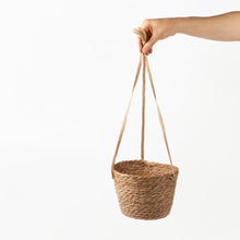 Load image into Gallery viewer, Hanging Woven Grass Basket
