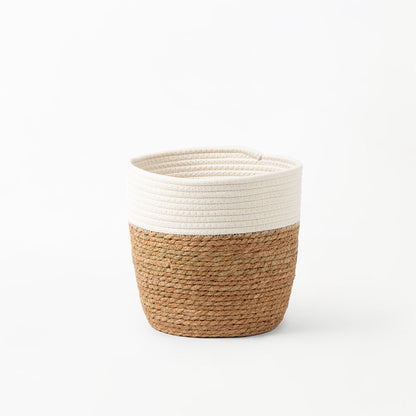 White Two-tone Basket