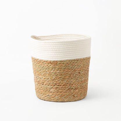 White Two-tone Basket