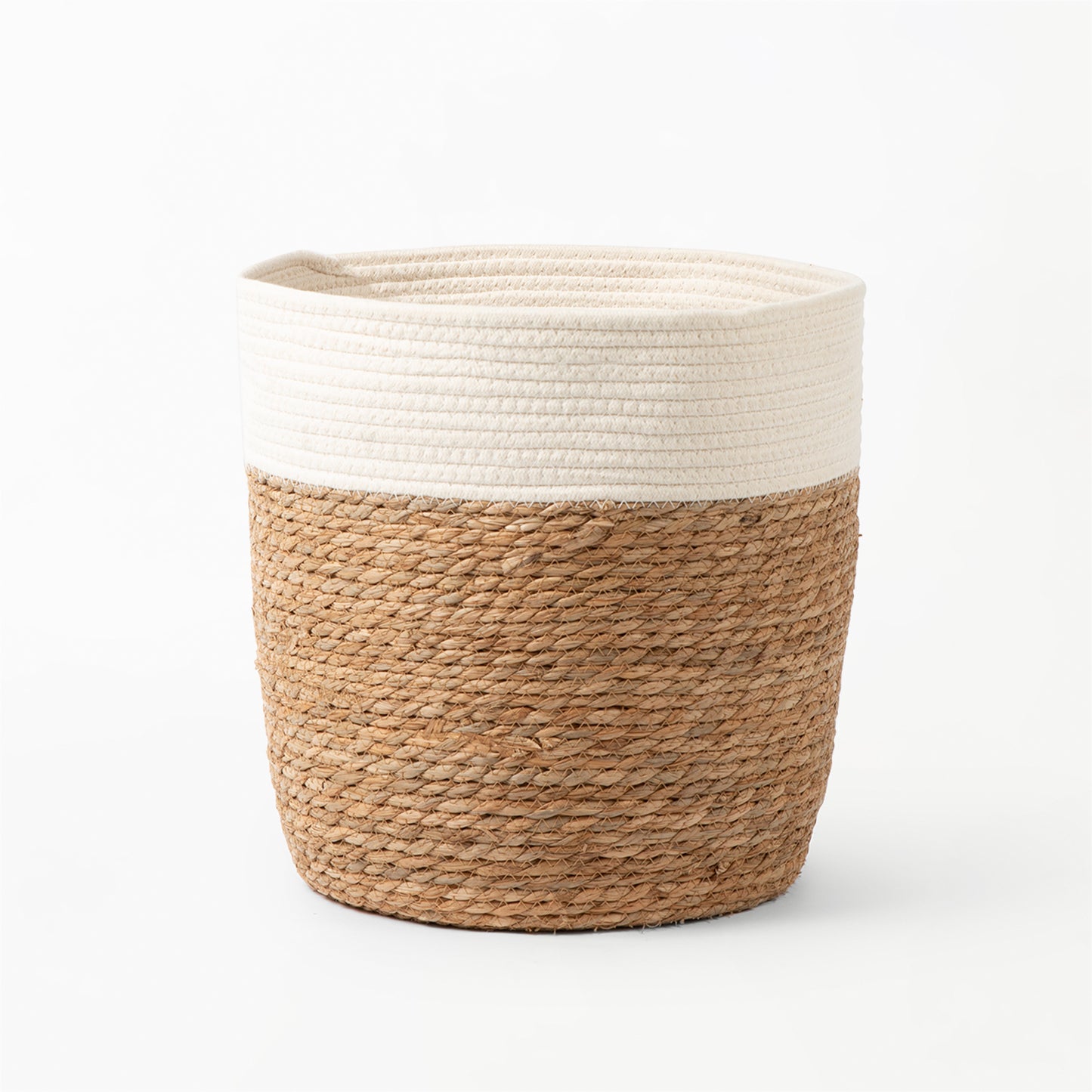 White Two-tone Basket