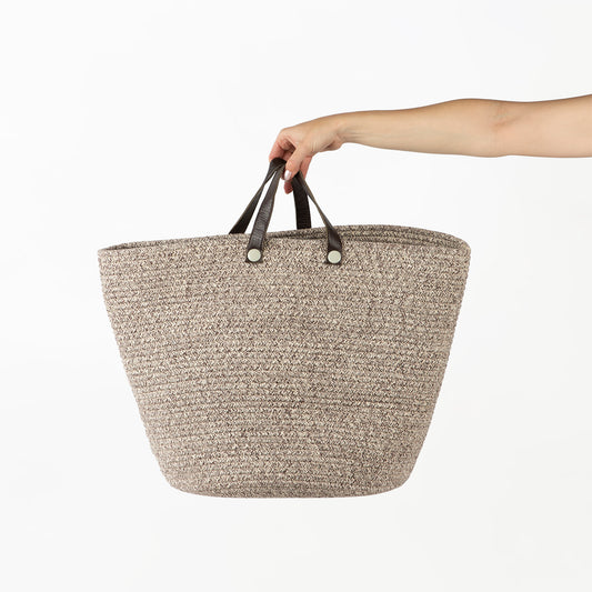 Coffee Cotton Basket/ Cotton Bag