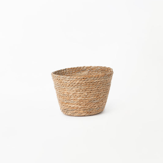 Woven Grass Flower Pot