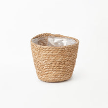 Load image into Gallery viewer, Woven Grass Flower Pot with Plastic Inner
