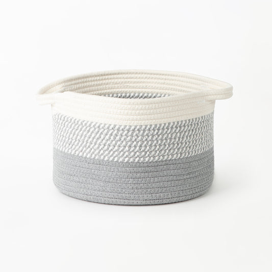 Grey Ombré Cotton Basket