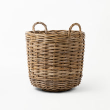Load image into Gallery viewer, Rattan Round Basket In Kubu Grey
