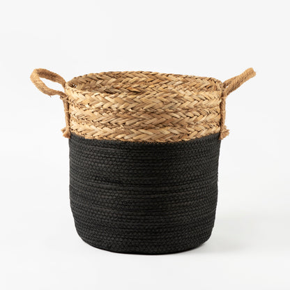 Black Bottom Basket Grass Top