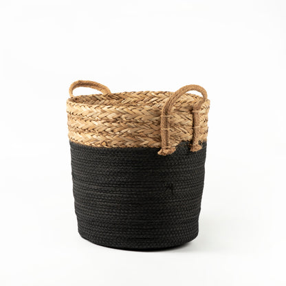 Black Bottom Basket Grass Top